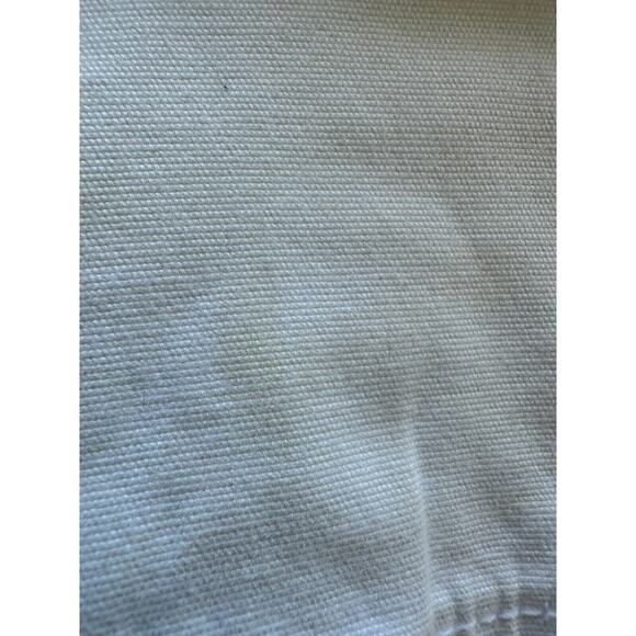 Hearts of Palm White Brown Wood Beads Pockets 3/4 Sleeve Cropped Jacket size 16W - Picture 11 of 13